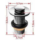 Ver imagem 6 de Kit Cuba Ml44 C/válvula Click Botão 1 Pol. 2.6 Cm Compace