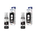 Ver imagem 1 de Kit Tinta Epson T574120al T574120 T574 574 2 Pretos Original L8050 L18050 L 8050 L 18050 70ml