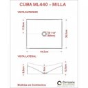 Ver imagem 5 de Kit Cuba Ml44 C/válvula Click Botão 1 Pol. 2.6 Cm Compace