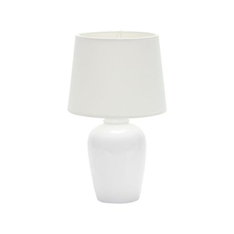 Luminária Abajur Taschibra Pottery 32cm E27 Bivolt Branco