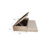Cama Box Baú Solteiro Com Auxiliar Suede Bege (Espuma só na Auxiliar) - 2