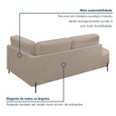 Ver imagem 6 de Sofá Living Orgânico 2 Lugares Bouclé Bege Claro Norten 165cm