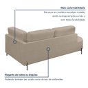 Ver imagem 6 de Sofá Living Orgânico 2 Lugares 165cm Base de Ferro Braço Direito Norten