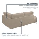 Ver imagem 6 de Sofá Living Orgânico 2 Lugares 175cm Base de Ferro Braço Lado Direito Norten Boucle Bege Claro