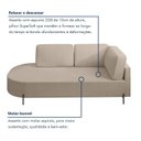 Ver imagem 7 de Sofá Living Orgânico 2 Lugares 165cm Base de Ferro Braço Direito Norten