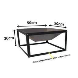 Lareira para Jardim a Lenha Externa - Fogueira Fire Pit - 5