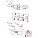 Ver imagem 5 de Cozinha Completa 5 Peças com Armário e Balcão Mp3708 Veneza Gb Preta