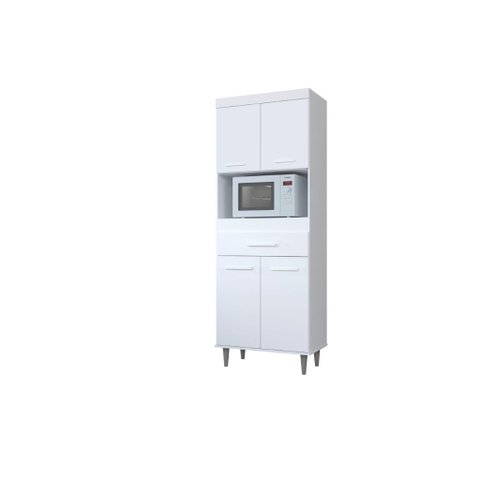 Armário de Cozinha Du 4 Portas + Gaveta Ampla Cor Branco