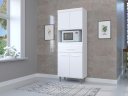 Ver imagem 2 de Armário de Cozinha Du 4 Portas + Gaveta Ampla Cor Branco
