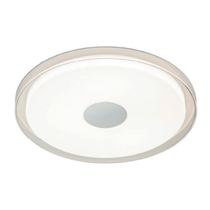 Plafon Bella Domo BD008C LED 48W 3.000K Prata e Acrilico