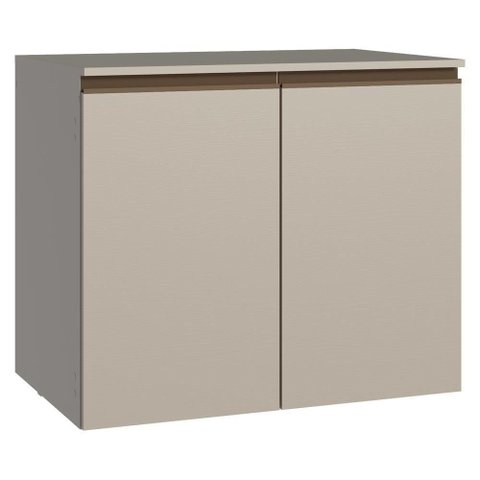 Balcão de Cozinha 80 Cm 2 Portas Nice Madesa Crema