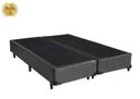 Ver imagem 2 de Cama Box Queen Colchão Mola Ensacada Belos Sonhos + Box Sintético 70x158x198:Cinza