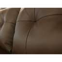 Ver imagem 2 de Conjunto Sofá de Couro Marselha 3 e 2 Lugares Café Pigmentado - Mempra