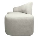 Ver imagem 5 de Poltrona Namoradeira Orgânica Plaza 1,80m Redondo Bouclê Bege Sofa Store