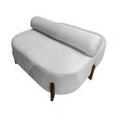 Ver imagem 3 de Poltrona Sofá Ilha Pequeno Lojas Orgânico Dois Lados Bouclé Prata