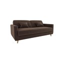 Ver imagem 3 de Sofá Cama Emília 2 Lugares 190cm Suede Marrom Matrix