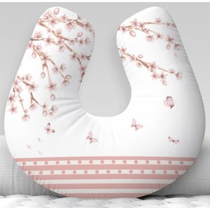 Almofada de Amamentação Travesseiro Flores Folhas Árvores Am474