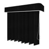 Persiana Vertical Preta - 1,50m Larg X 1,50m Alt - Tecido Blackout - Persianet - 2