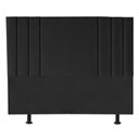 Ver imagem 1 de Cabeceira Cama Box King Estofada Grécia 160 Cm Suede:preto