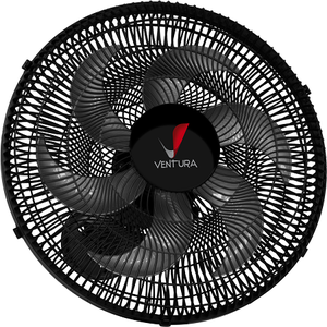 Ventilador De Parede Ventura 50 cm Plástico Pto Bivolt 150 W Venti Delta