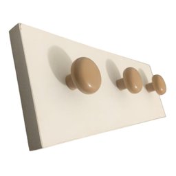 Cabideiro de Parede com 3 Suportes para Casacos, Bolsas, Blusas - 2
