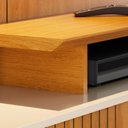 Ver imagem 4 de Estante Home Theater Ares Cinamomo/off White para Tv até 65” - Madetec