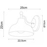 Pendente 1L 31cm Brooklyn Madelustre - 2