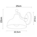 Ver imagem 2 de Pendente 1L 31cm Brooklyn Madelustre