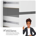 Ver mais imagens de Guarda-Roupa de Canto 4 Portas 4 Gavetas Tuim Yescasa