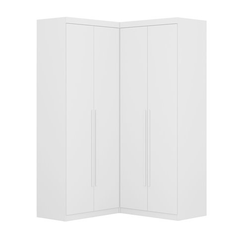 Guarda-Roupa de Canto 4 Portas 4 Gavetas Tuim Yescasa