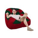 Ver imagem 3 de Kit 02 Poltrona Paloma Escritório Sala Pé Plástico Suede Vermelho e Suede Verde - Dominic Decor