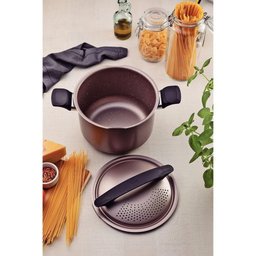 Espagueteira Tramontina Milazzo Alumínio Antiaderente Starflon Max Amêndoa 22 Cm Tramontina - 2