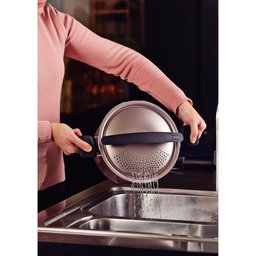 Espagueteira Tramontina Milazzo Alumínio Antiaderente Starflon Max Amêndoa 22 Cm Tramontina - 3
