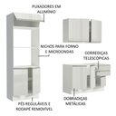 Ver imagem 2 de Armário de Cozinha Compacta Acordes com Balcão e Torre Portas