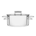 Ver imagem 1 de Caçarola Brava Rasa em Aço Inox Fundo Triplo com Tampa Plana e Alças 24 Cm 4.8 Litros Tramontina