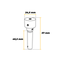 Ver imagem 5 de Kit Cabo De Aço 5m Prateleira Suspensa Exclusivo Co3563