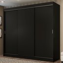 Ver imagem 1 de Guarda-roupa Casal Madesa Kansas 3 Portas de Correr 3 Gavetas