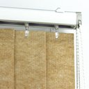 Ver imagem 6 de Persiana Vertical em Tecido Blackout Crisdan Largura 1,50 X 1,10 Altura Bege Mescla