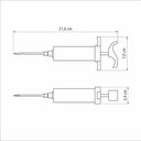 Ver imagem 4 de Injetor de Temperos Carne Churrasco Seringa em Acrílico e Aço Inox 30ml - Tramontina 26462100