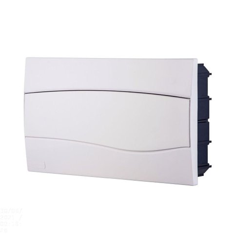 Quadro de Distribuição de Embutir 18 Din ou 12 Nema Tramontina com Porta Branca Tramontina