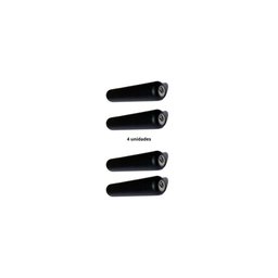 4 Manoplas 15cm X 1 Polegada Equipamento Barras Academia Fitness Punho Estacao Jfit - 1