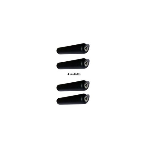 4 Manoplas 15cm X 1 Polegada Equipamento Barras Academia Fitness Punho Estacao Jfit