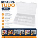 Ver imagem 4 de Organizador 11 Divisorias Box Multuso Maleta Caixa Transparente Multiuso Porta Objetos com Travas Re