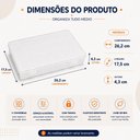 Ver imagem 6 de Organizador 11 Divisorias Box Multuso Maleta Caixa Transparente Multiuso Porta Objetos com Travas Re