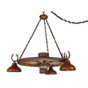 Ver imagem 1 de Lustre  Roda de Carroça Estância 3L Made