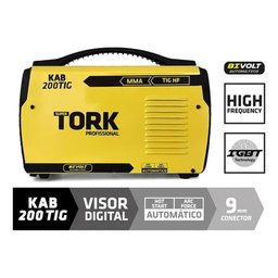 MÁQUINA DE SOLDA INVERSORA 220V KAB200 TIG HF+MMA ITE8200 SUPER TORK - 6