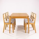 Ver imagem 7 de Mesa de Jantar Argos 6 Lugares Retangular MDF Amadeirado Espaço Casa & Jardim
