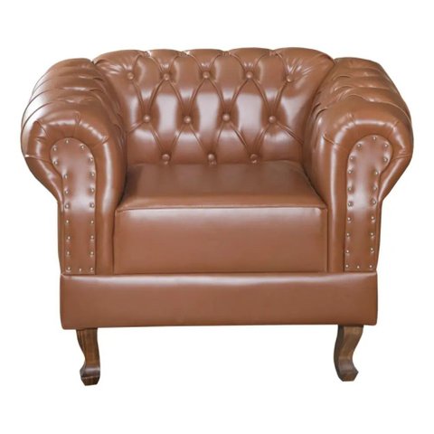 Poltrona Duque Chest Courano Caramelo