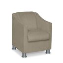 Ver imagem 4 de Mini Poltrona Cadeira Infantil Tilla de Criança Suede Bege
