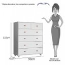Ver imagem 5 de Cômoda 06 Gavetas Vittoria Albatroz Móveis